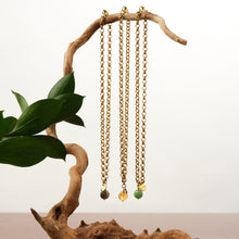 Ladda upp bild till gallerivisning, Citrine Necklace | Halo Sunshine State of Mind - Bohemian Royalties