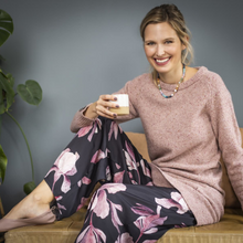 Ladda upp bild till gallerivisning, Multi Gemstone Collier Necklace / Chakra Bliss - Bohemian Royalties on a model photoshoot for a magazine