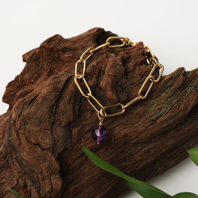 Amethyst Bracelet | Infinity Divine Vision - Bohemian Royalties