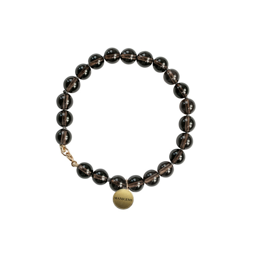 Smoky Quartz Bracelet | Collier Easy Release - Bohemian Royalties
