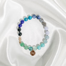 Ladda upp bild till gallerivisning, Multi Gemstone Bracelet | Collier Ocean Breeze - Bohemian Royalties
