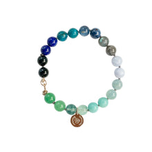 Ladda upp bild till gallerivisning, Multi Gemstone Bracelet | Collier Ocean Breeze - Bohemian Royalties
