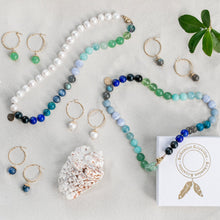 Ladda upp bild till gallerivisning, Multi Gemstone Necklace | Collier Ocean Breeze - Beach Jewelry - Bohemian Royalties
