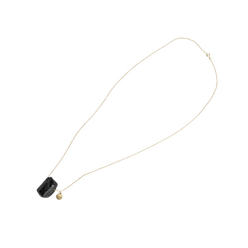 Black Tourmaline Necklace | Stay grounded - Bohemian Royalties