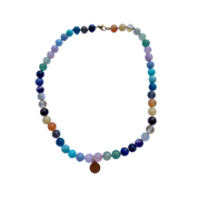 Ladda upp bild till gallerivisning, Multi Gemstone Collier Necklace / Chakra Bliss - Bohemian Royalties
