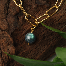 Ladda upp bild till gallerivisning, Labradorite Necklace | Infinity Conscious Transformation
